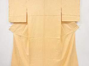 リサイクル　未使用品　草花模様織り出し色無地着物